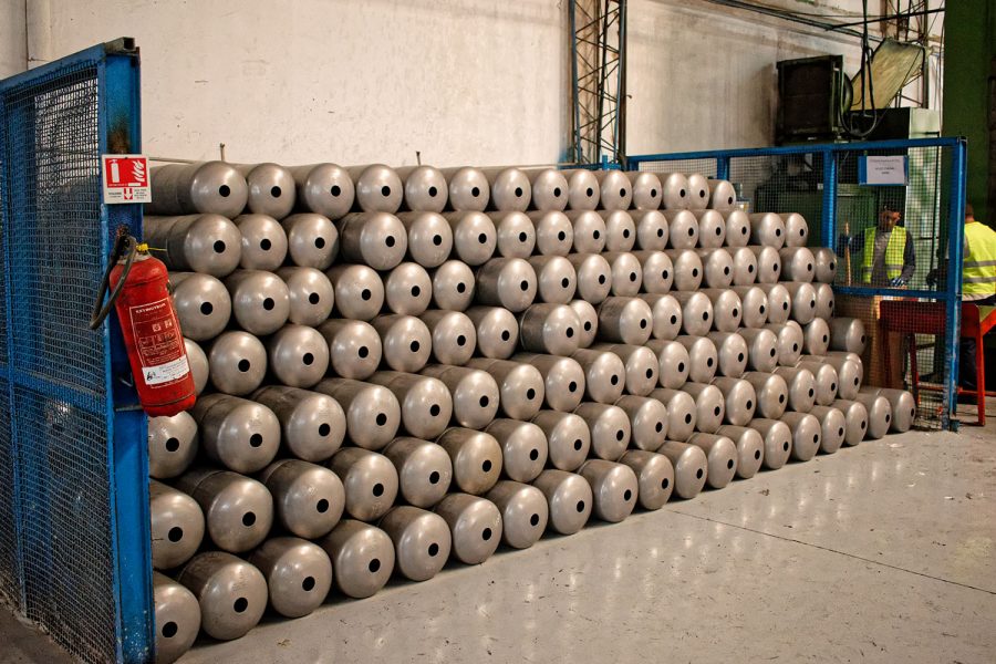 cylindre bouteille de gaz